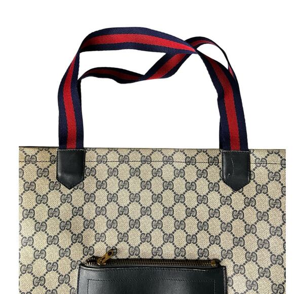 Gucci GG Canvas Sherry Line Tote Bag - Picture 4 of 9